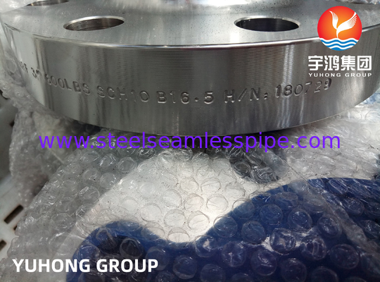 ASTM A182 ASME SA182 F347L Flange de cuello de soldadura RF forjado para calderas supercríticas