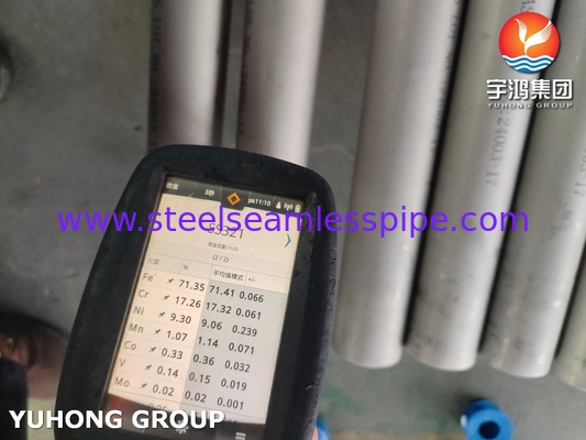 ASTM A312 TP321 Tubo sin costura de acero inoxidable encurtido y recocido para la industria del petróleo y el gas y la industria química