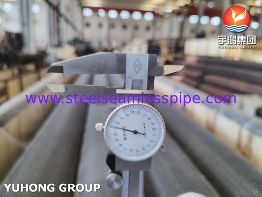 ASTM A312 TP347H Tubo de aleta serrillada HFW de acero inoxidable para centrales eléctricas
