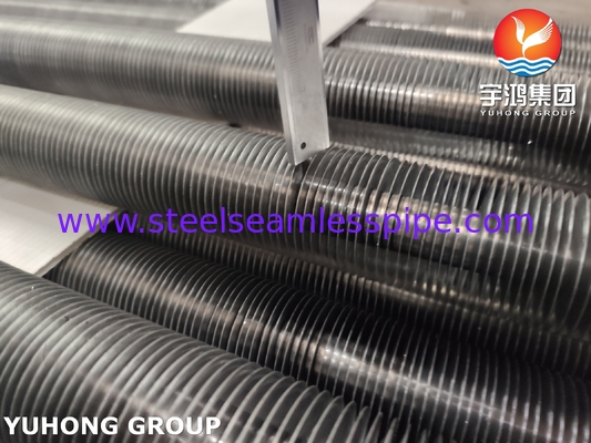 ASTM A179 Tubo de aluminio 1010 con aletas incrustadas de tipo G para gas a gas y gas a líquido