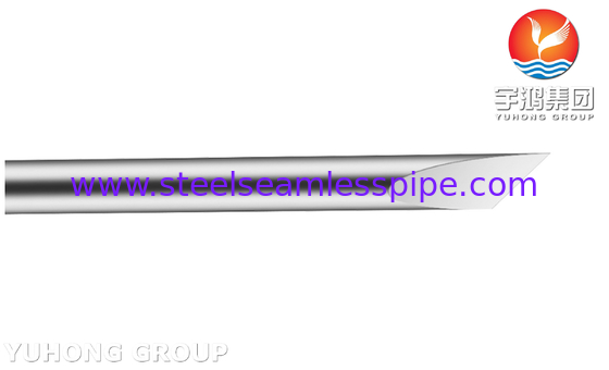 Tubo de aguja de núcleo sólido de acero inoxidable con dorso ISO9626 304 Lanceta de sangre para la recolección de muestras