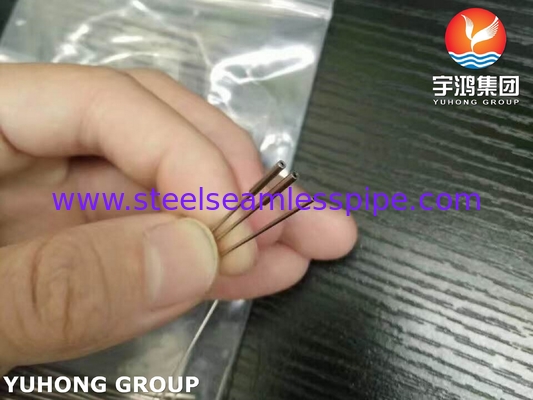 Tubo capilar de acero inoxidable 304 316 Tubo de electrodo no estándar personalizado para batería de litio