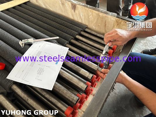 Tubo sin sesmo de acero de aleación ASTM A213 T11 Tubo de aleta HFW dentado para refinería