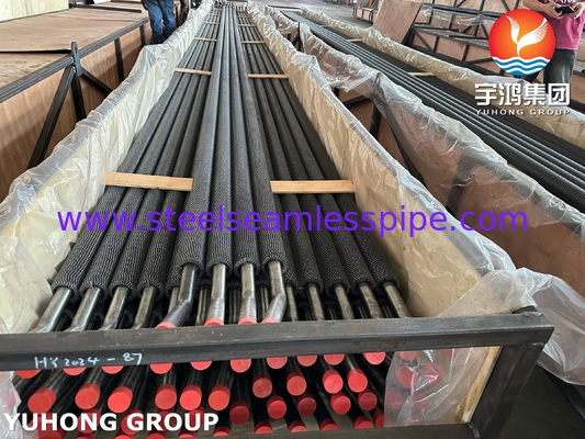Tubo sin sesmo de acero de aleación ASTM A213 T11 Tubo de aleta HFW dentado para refinería