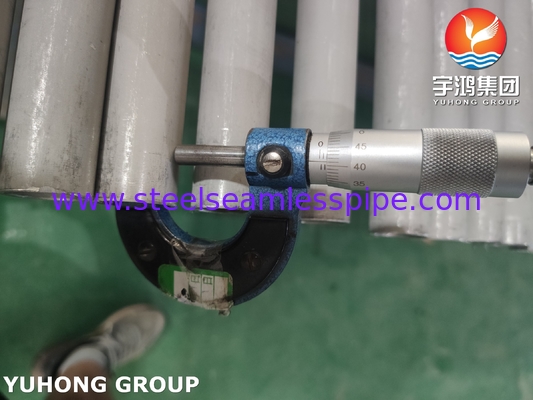 Tubo de intercambiador de calor sin costura de acero inoxidable ASTM A213 TP347