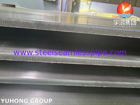 Placa de revestimiento de acero al carbono A516 Gr 70 con N04400 compuesto explosivo unilateral