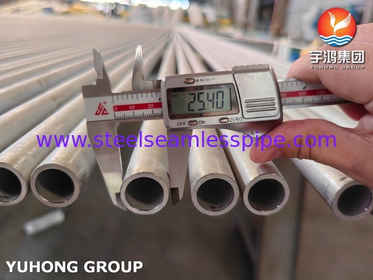 Tubo sin costura de acero inoxidable ASME SA213 TP304 S30400 para calderas