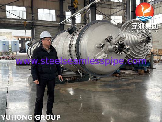 Contenedor de presión de separador a baja temperatura Normas ASME Material de revestimiento de acero al carbono / acero inoxidable