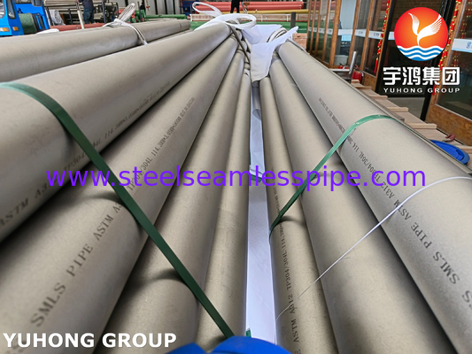 Tubo sin costura de acero inoxidable ASME SA312 TP304 / TP304L para servicio a alta temperatura