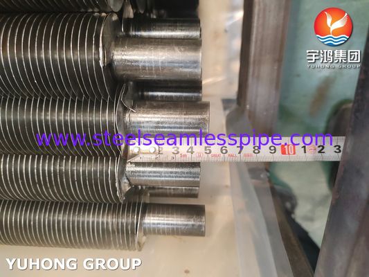 Tubo sin costura de acero al carbono ASTM A179 Tubo de aleta incorporado para enfriador de aire
