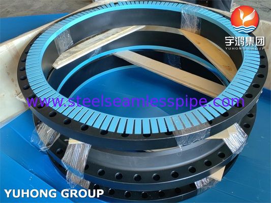 Brida de cuello soldado de acero al carbono ASTM A105 - Serie B B16.47, Clase 300/600, Conexión de tubería