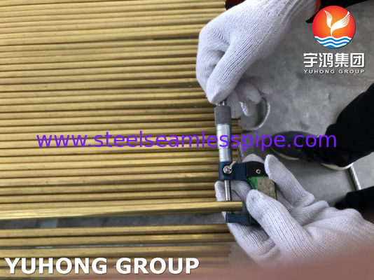 DIN17660/ DIN EN 12168 Tubo sin costura de latón CuZn20Al2 F39/ CW509L