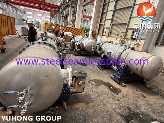 Intercambiadores de calor gas-gas T22 tipo BEP ASME VIII División 2 Clase 2