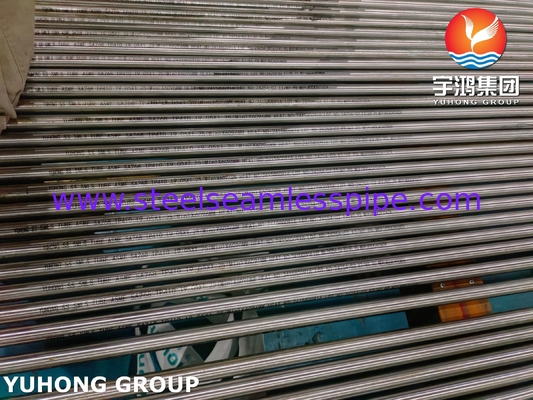 Tubo sin costura de acero inoxidable ASTM A268 TP410, recocido brillante, tubo para intercambiador de calor