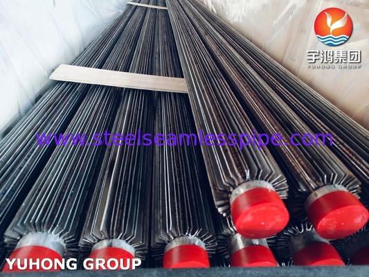 Tubo de aleta de unión longitudinal ASTM A213 TP316L para sistemas de refrigeración de refrigeradores de aceite