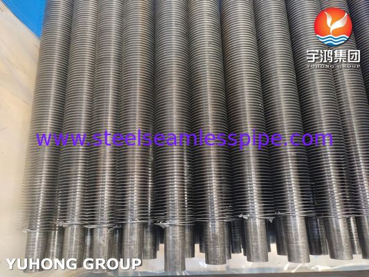 Acero de carbono ASTM A179 Tipo G Tubo de aleta incrustado para enfriador de aire