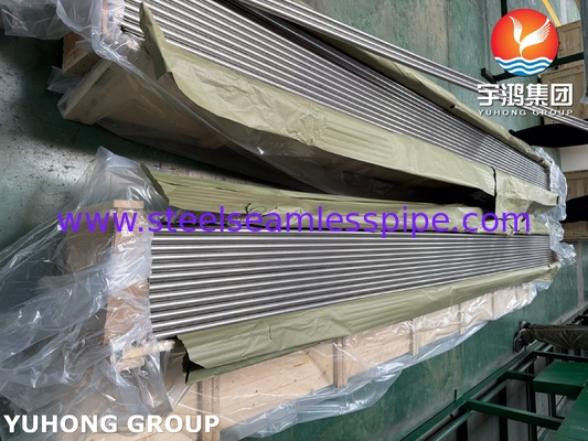 ASME SB111 C71500 Tubo sin costuras de aleación de cobre y níquel para condensadores marinos