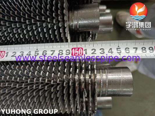 ASME SA192 Tubo de aleta serrillada para el sistema de recuperación de calor residual