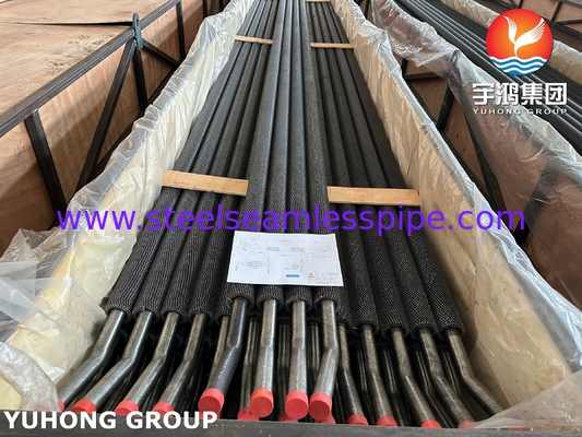 ASTM A213/ ASME SA213 T22 Tubo con aletas serradas HFW Dos puertos pueden ser doblados en U para Generador de Vapor de Recuperación de Calor
