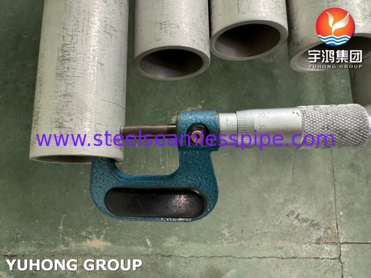 ASME SB407 UNS N08811 Tubo sin costura de aleación de níquel, hierro y cromo para tuberías industriales de alta temperatura