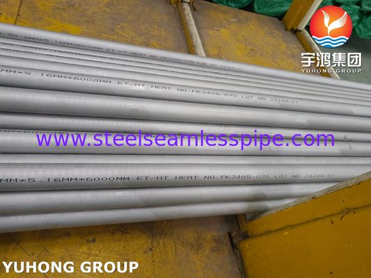 ASME SB407 UNS N08810 Tubo sin costuras de aleación de níquel hierro cromo para equipos de plataformas de petróleo y gas en alta mar
