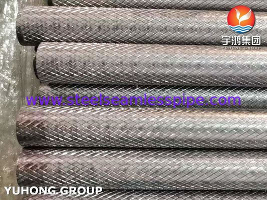 Tubos de extrusión de acero inoxidable con aletas bajas para intercambiadores de calor