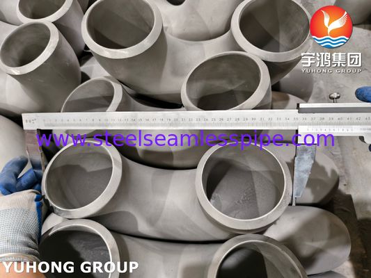 Codo de 180° ASTM A403 WP321H Acero Inoxidable ASME B16.9 Soldadura a tope