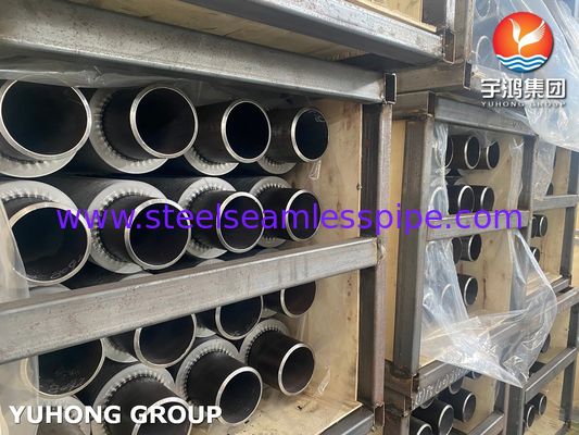 Tubo sin costura de acero al carbono ASTM A106 GR.B con aletas sólidas para horno