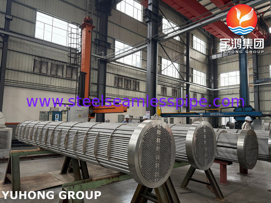 BV inspeccionado SA182 F11 GR.2 Concha de lámina de tubo y intercambiador de calor de tubo tipo TEMA R para una transferencia óptima de calor