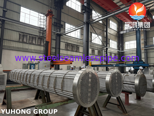 BV inspeccionado SA182 F11 GR.2 Concha de lámina de tubo y intercambiador de calor de tubo tipo TEMA R para una transferencia óptima de calor