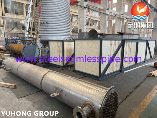 BV inspeccionado SA182 F11 GR.2 Concha de lámina de tubo y intercambiador de calor de tubo tipo TEMA R para una transferencia óptima de calor