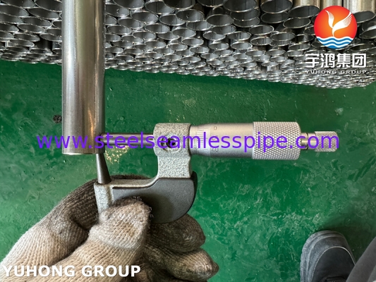 Tubo soldado ASTM A249 TP316L Schedule 10S para intercambiadores de calor y tubos de caldera