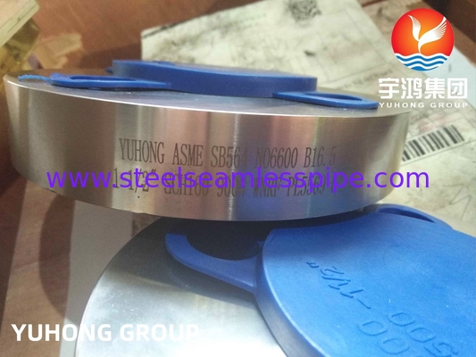 Brida de aleación de níquel Inconel 600 (Aleación 600, UNS N06600), ASTM B564 / ASME SA564, Cuello soldado con cara realzada (WNRF)