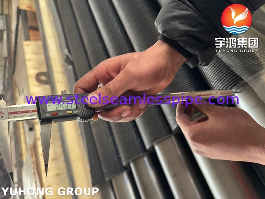 Tubo aleteado serrado ASTM A335 P11 con aleta GR 11 para sistema HSRG de sobrecalentador