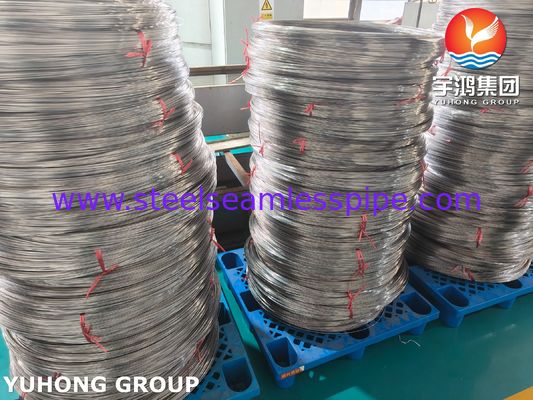 SUS304 Tubos capilares médicos enrollados de acero inoxidable para tubos de aguja de inyección ISO9626