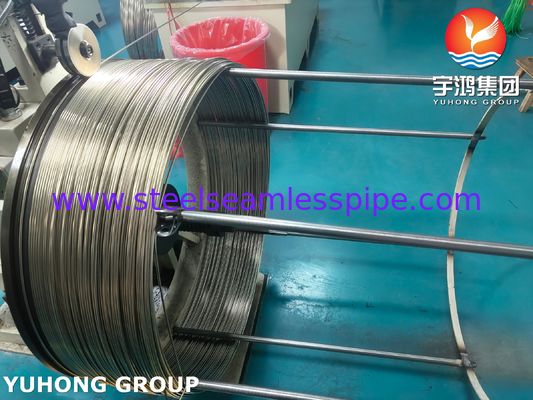 SUS304 Tubos capilares médicos enrollados de acero inoxidable para tubos de aguja de inyección ISO9626