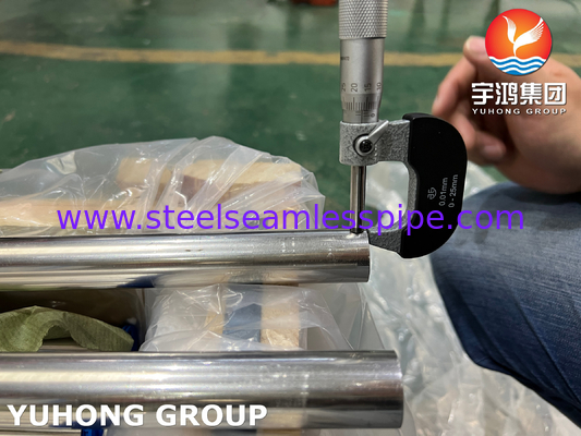 ASTM B111 / ASME SB111 Tubo de cobre níquel C71500 para intercambiador de calor
