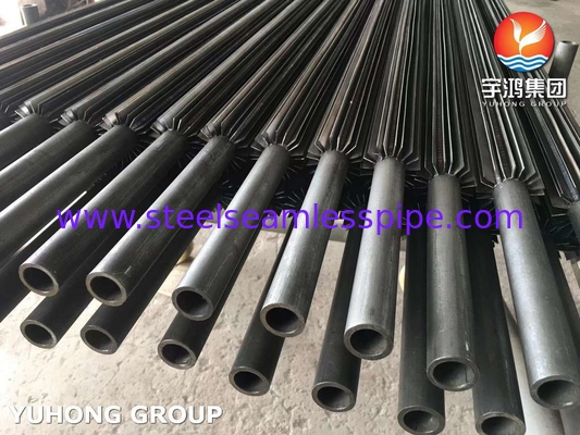 Tubo aleteado longitudinal ASTM SA210 Gr A1 con aleta de acero al carbono para intercambiador de calor