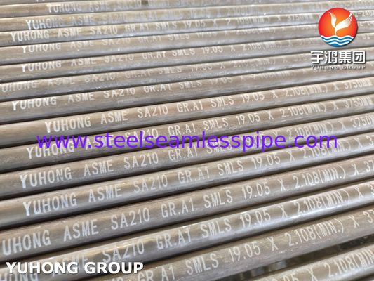 Tubo de acero de carbono medio sin costura ASTM A210 Gr. A1 para caldera (pared mínima)