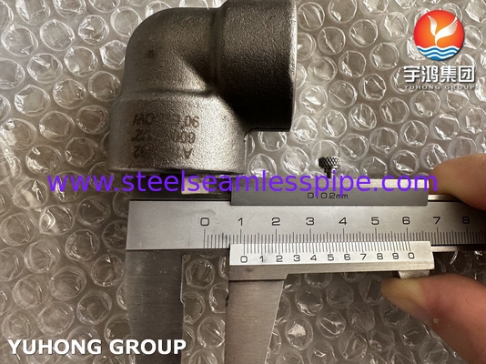 ASTM A182 F92 Acero de aleación forjado 90 grados Codo 2 pulgadas B16.11