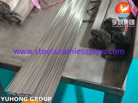 Tubo hipodérmico de acero inoxidable AISI304 316L, tubo capilar médico para agujas ISO9626