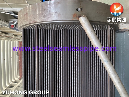 Intercambiador de clase R TEMA: paquete de tubos sin costuras de acero al carbono, 1,5 × prueba hidrotest por ASME Sec VIII