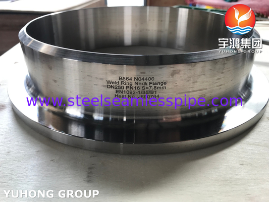 Brida WNRF N04400 ASTM B564 Cumplimiento Bridas Resistentes a la Corrosión de Alto Rendimiento