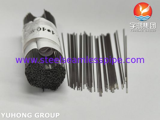 Tubo de aguja de irrigación endodóntica de acero inoxidable 304 de 27G, punta con muesca ISO9626