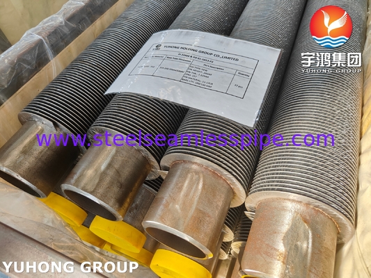 Tubo sin costura de acero aleado ASME SA335 P22 con aleta sólida HFW para sistema HRSG