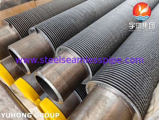Tubo sin costura de acero aleado ASME SA335 P22 con aleta sólida HFW para sistema HRSG