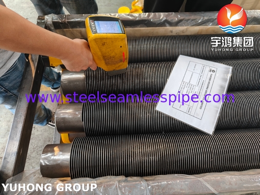Tubo sin costura de acero aleado ASME SA335 P22 con aleta sólida HFW para sistema HRSG