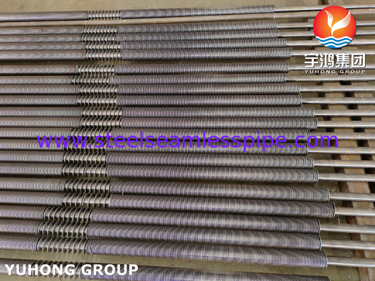 ASTM A106 Gr.B Carbon Steel U Bend HFW Soild Fin Tube For Diesel Engine Exhaust Economizers