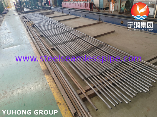 ASTM A106 Gr.B Carbon Steel U Bend HFW Soild Fin Tube For Diesel Engine Exhaust Economizers