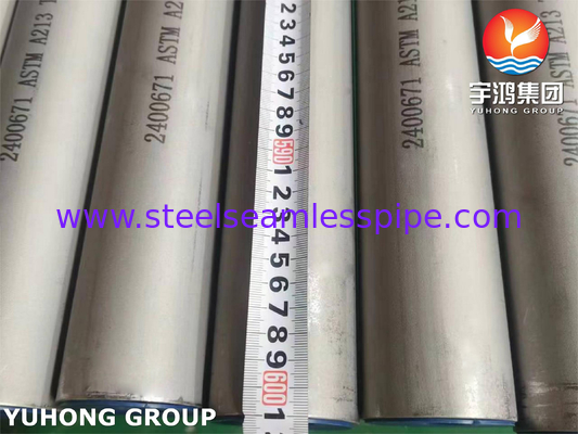 Tubo sin costura de acero inoxidable ASTM A213 TP347 UNS S34700 para intercambiador de calor